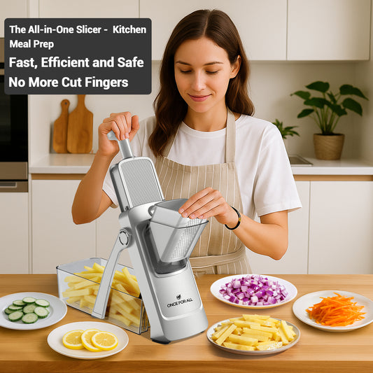 Adjustable Mandoline Slicer & Chopper & Grater