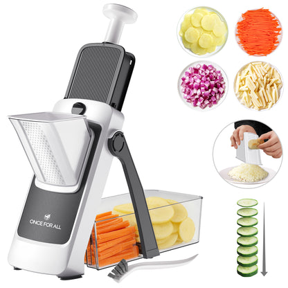 Adjustable Mandoline Slicer & Chopper & Grater