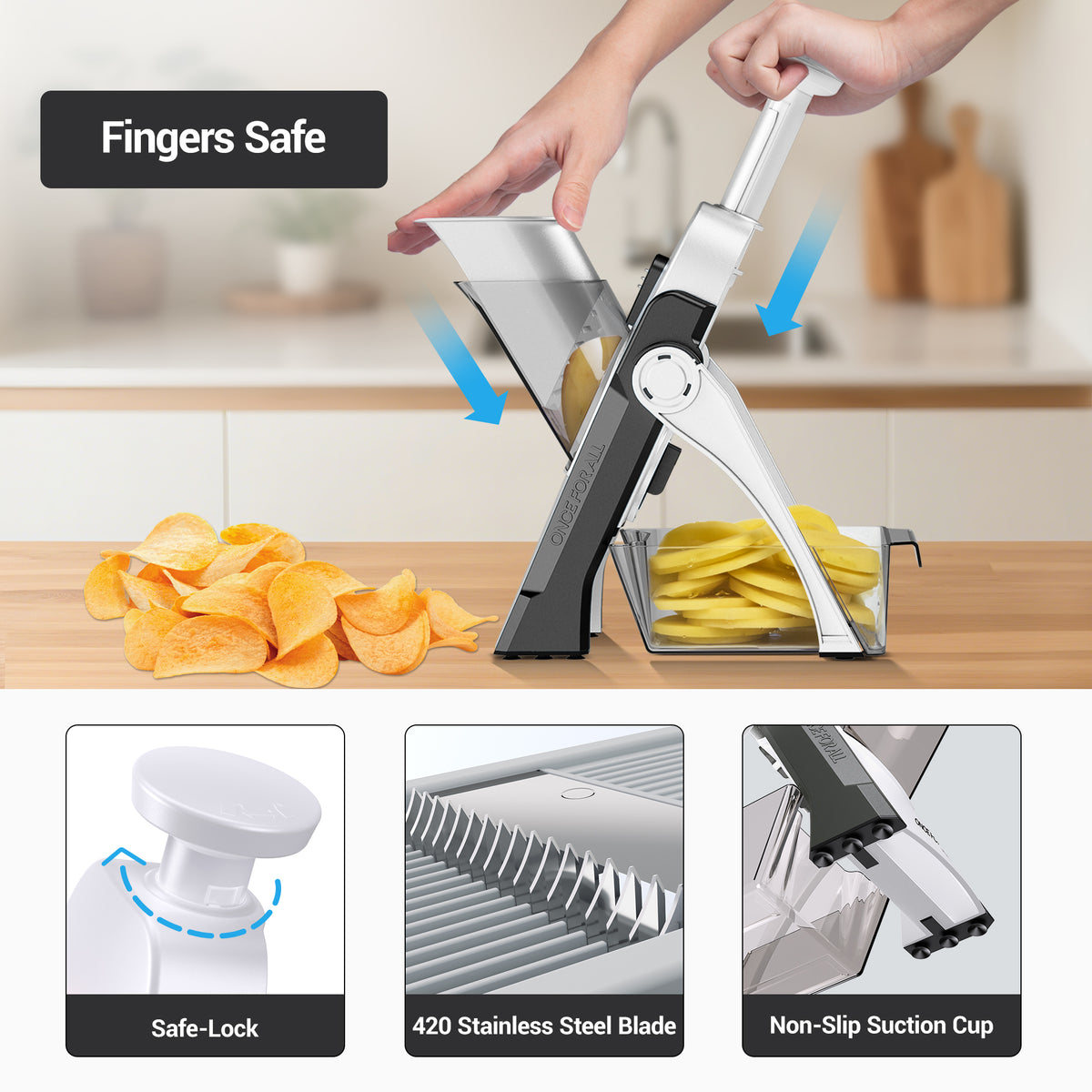 Vegetable Slicer & Food Cutter