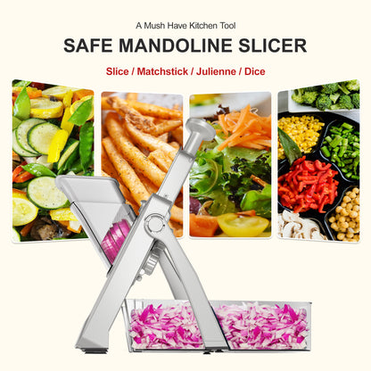 Adjustable Mandoline Slicer & Chopper & Grater