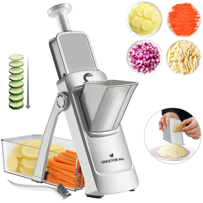 Adjustable Mandoline Slicer & Chopper & Grater