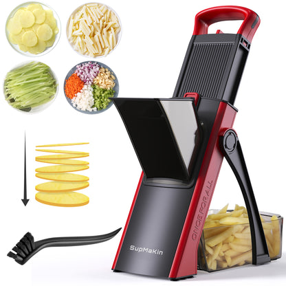 Mandoline Slicer Vegetable Cutter & Food Chopper,Quick & Easy Meal Prep Tool