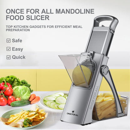 Safe Vegetable Slicer Shredder & Dicer