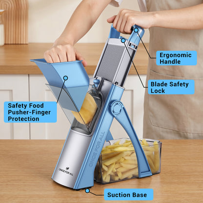 French Fry Cutter for Homemade Fries, Chips & Cubes
