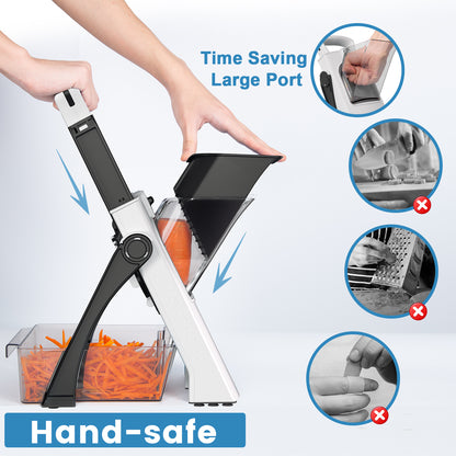 Mandoline Slicer Vegetable Cutter & Food Chopper,Quick & Easy Meal Prep Tool