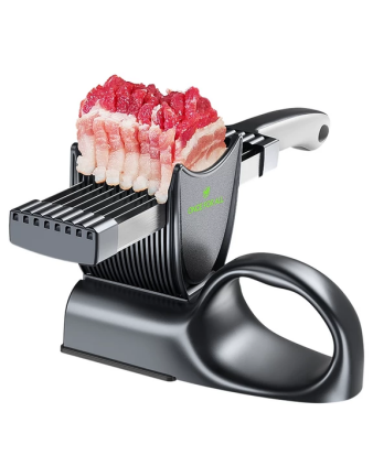Precision Meat Slicer, Safe Adjustable Food Shredder & Cutter