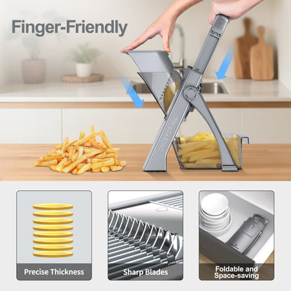 Safe Vegetable Slicer Shredder & Dicer