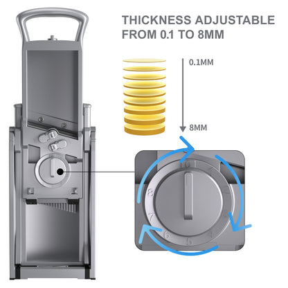 Safe Vegetable Slicer Shredder & Dicer