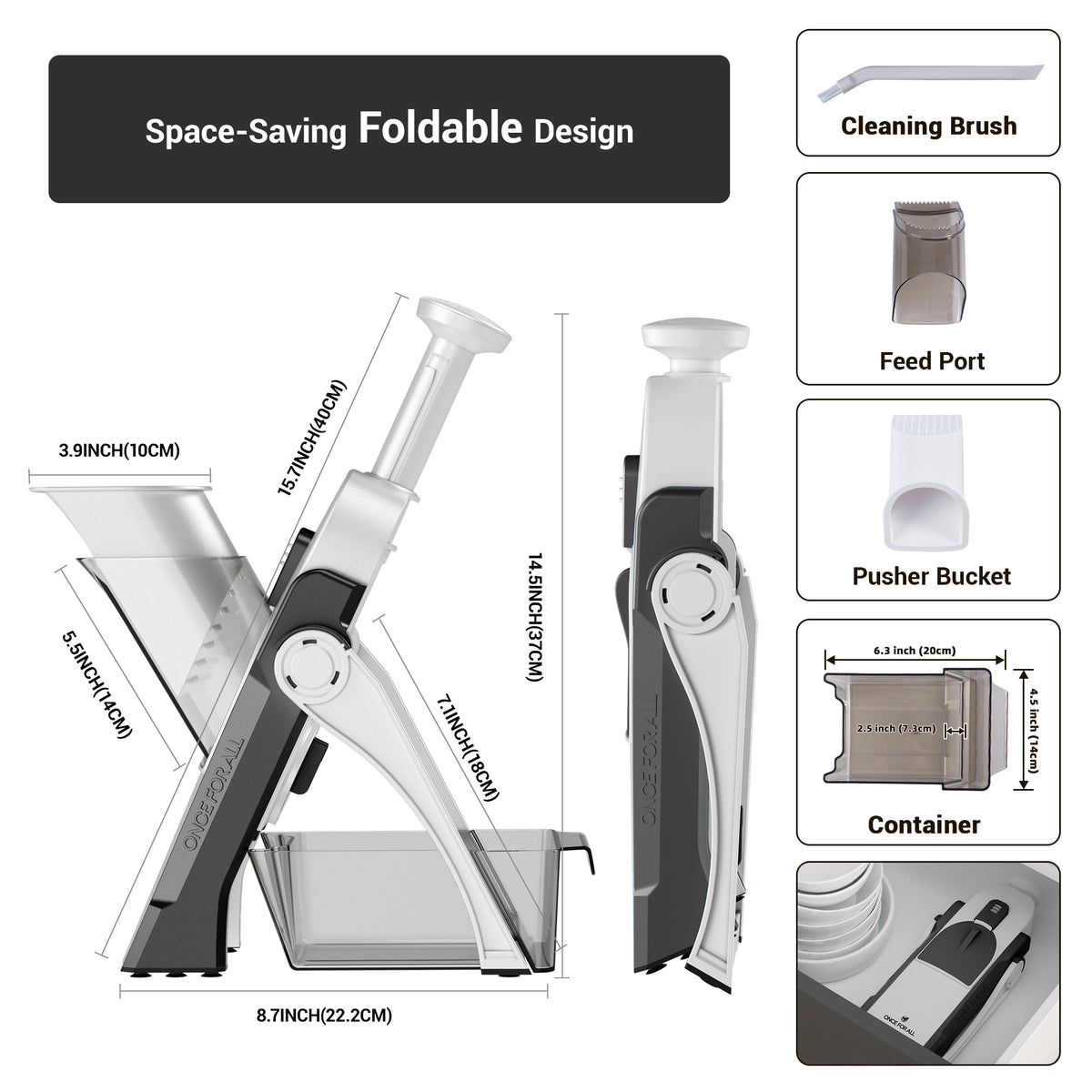 Vegetable Slicer & Food Cutter