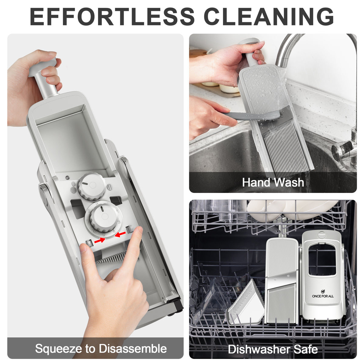 Adjustable Mandoline Slicer & Chopper & Grater