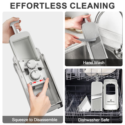 Adjustable Mandoline Slicer & Chopper & Grater