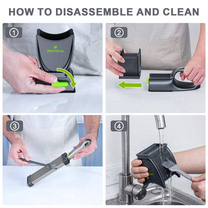 Precision Meat Slicer, Safe Adjustable Food Shredder & Cutter