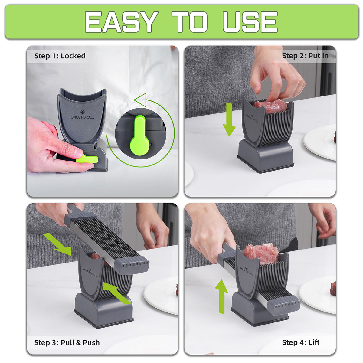 Meat Cleaver Slicer Knife Set