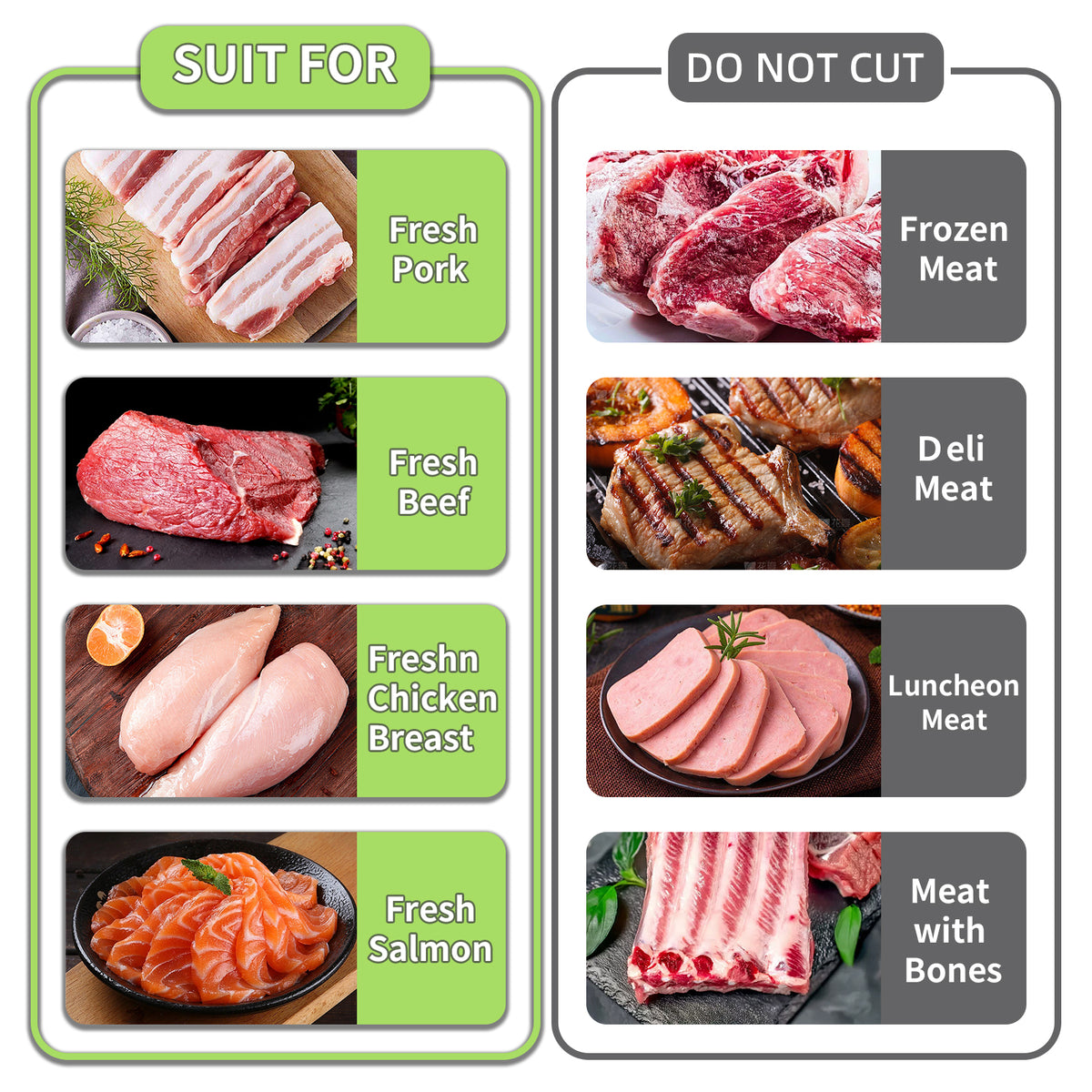 Meat Cleaver Slicer Knife Set